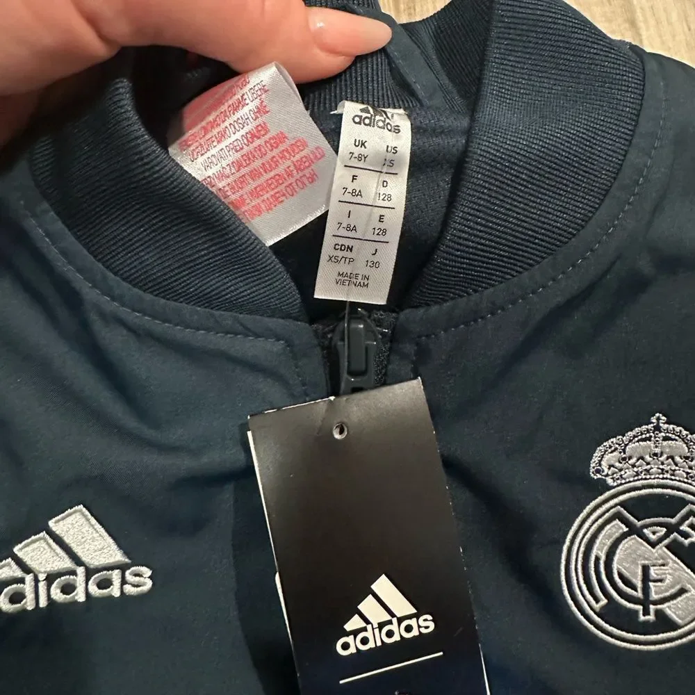 NWT Adidas Chelsey Football Club Windbreaker Jacket